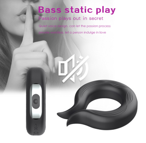 10 Speeds Vibrating Rechargeable Penis Ring