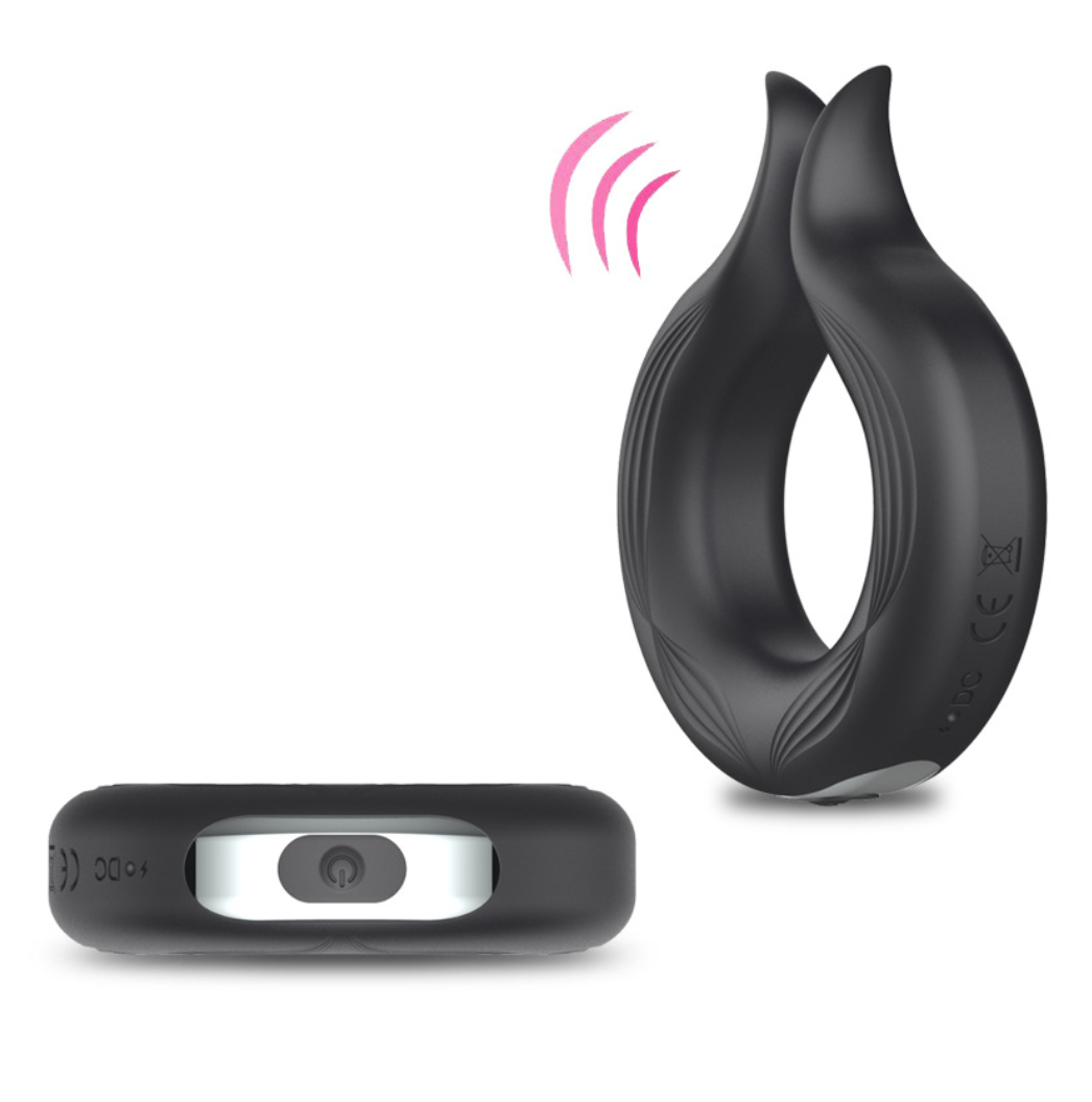 10 Speeds Vibrating Rechargeable Penis Ring