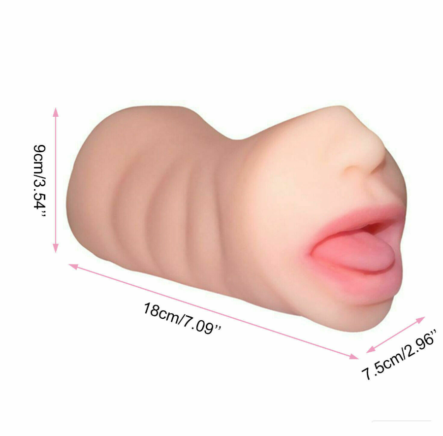 Mens Double Sided Silicone Masturbating Cup