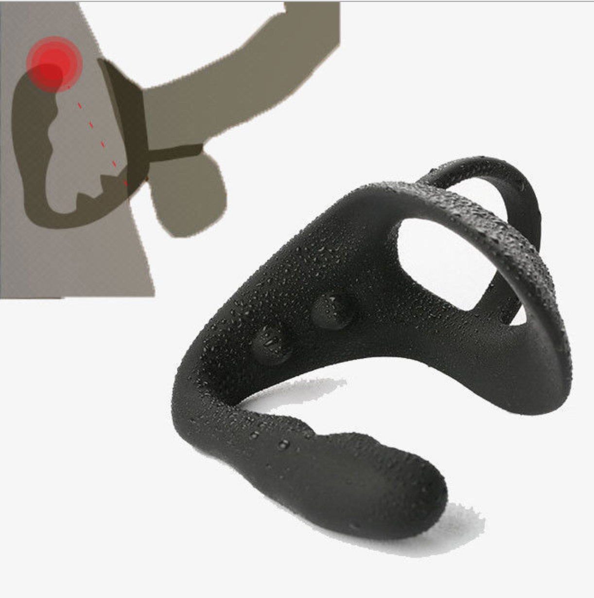 Anal Prostate Massager Penis Ring