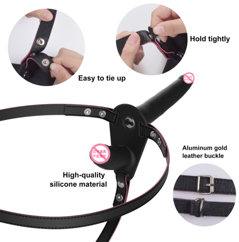 Double Ended Strap On Rechargeable Vibrating