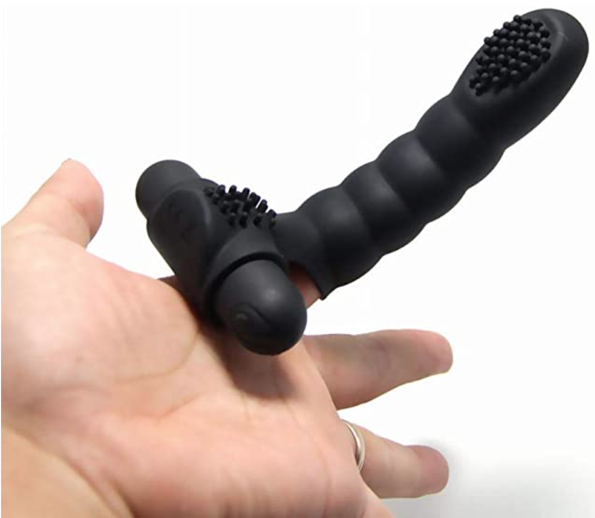 Vibrating Finger Sleeve With G-Spot Clit Massager