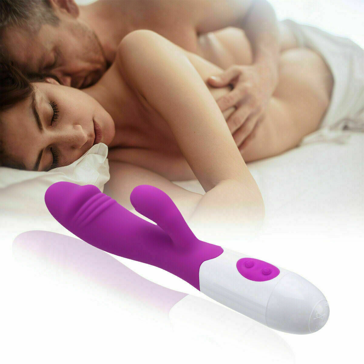 30 Speeds Rechargeable Dildo Rabbit Vibrator