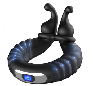 10 Speeds Vibrating Cock Ring USB Rechargeable Penis Ring Vibrator